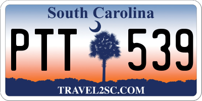 SC license plate PTT539