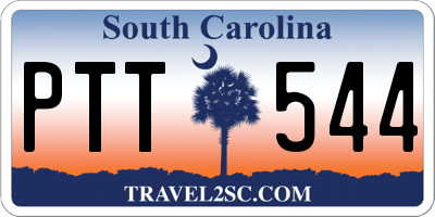 SC license plate PTT544