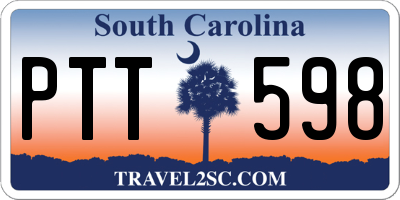SC license plate PTT598