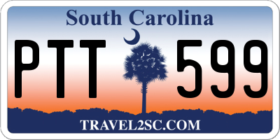 SC license plate PTT599