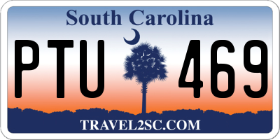 SC license plate PTU469