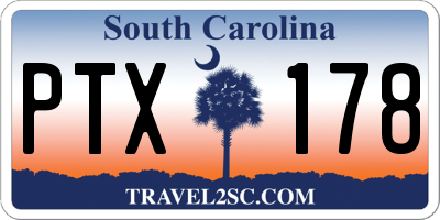 SC license plate PTX178