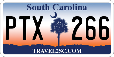 SC license plate PTX266