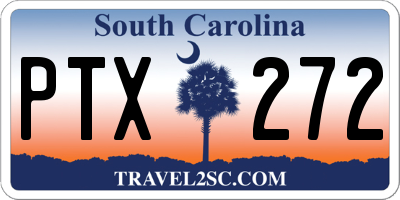 SC license plate PTX272