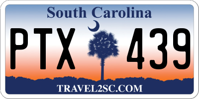 SC license plate PTX439