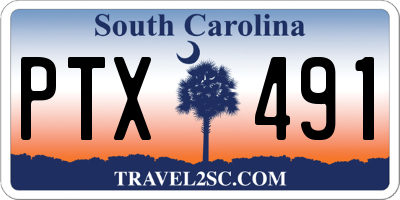 SC license plate PTX491