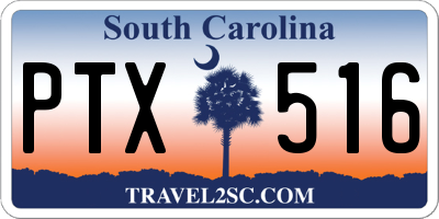 SC license plate PTX516