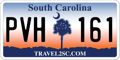 SC license plate PVH161