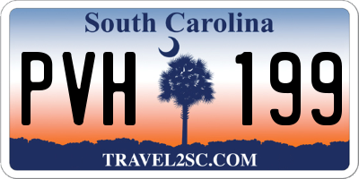 SC license plate PVH199