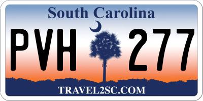 SC license plate PVH277