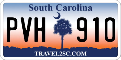 SC license plate PVH910