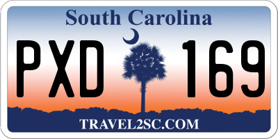 SC license plate PXD169