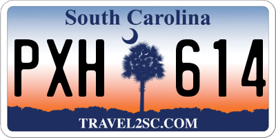 SC license plate PXH614