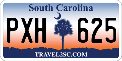 SC license plate PXH625
