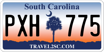 SC license plate PXH775
