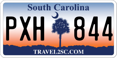 SC license plate PXH844