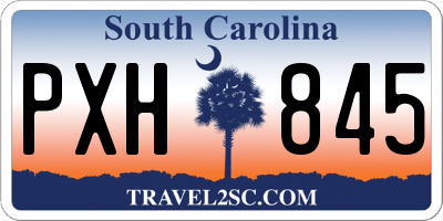 SC license plate PXH845