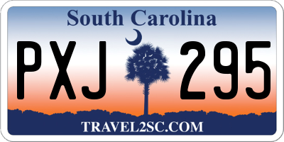SC license plate PXJ295