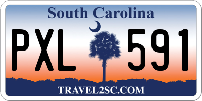 SC license plate PXL591
