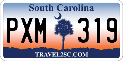 SC license plate PXM319