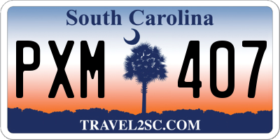 SC license plate PXM407