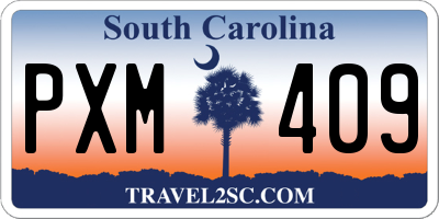SC license plate PXM409