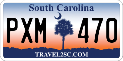 SC license plate PXM470