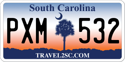 SC license plate PXM532