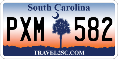 SC license plate PXM582