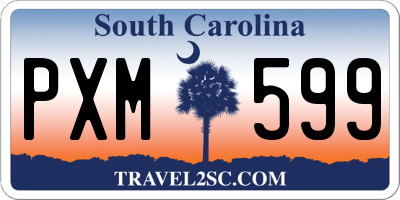 SC license plate PXM599