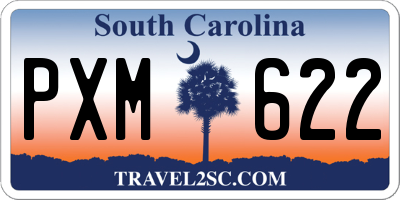 SC license plate PXM622