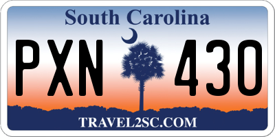 SC license plate PXN430