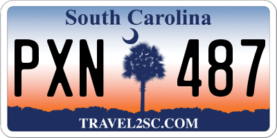 SC license plate PXN487