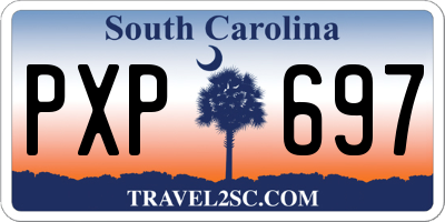 SC license plate PXP697
