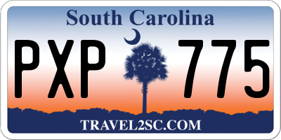 SC license plate PXP775