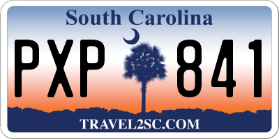 SC license plate PXP841
