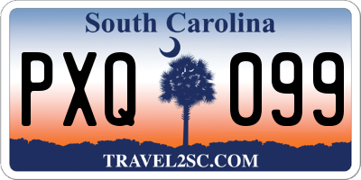 SC license plate PXQ099
