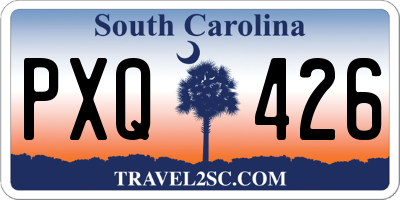 SC license plate PXQ426