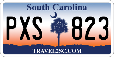 SC license plate PXS823