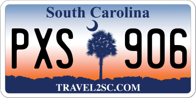 SC license plate PXS906