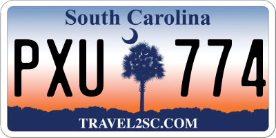 SC license plate PXU774