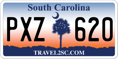 SC license plate PXZ620