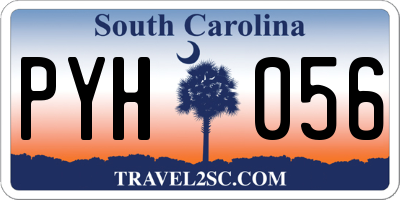 SC license plate PYH056