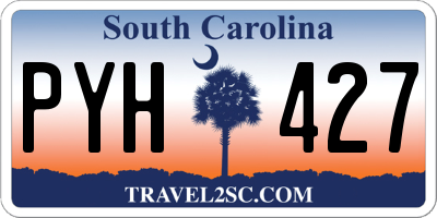 SC license plate PYH427