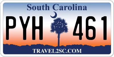 SC license plate PYH461