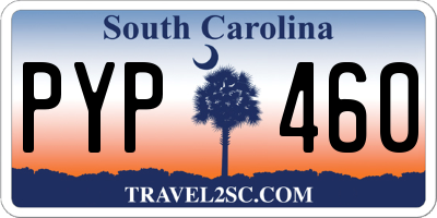 SC license plate PYP460