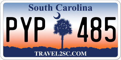 SC license plate PYP485