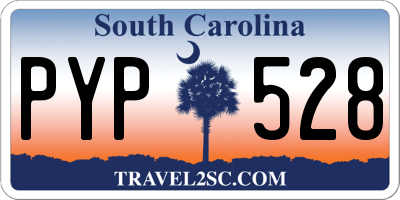 SC license plate PYP528