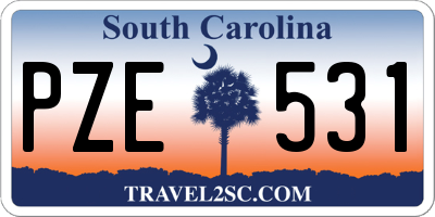 SC license plate PZE531