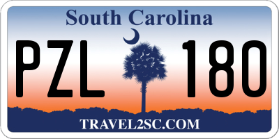 SC license plate PZL180